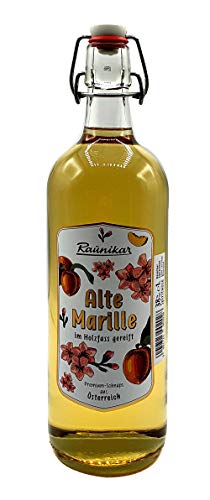 Raunikar Alte Marille Schnaps 1L (38% Vol)- [Enthält Sulfite] von Mixcompany.de Bar & Glas