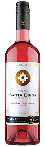 Rose Wein - Santa Digna Cabernet Sauvignon 750ml (13,5% Vol)- [Enthält Sulfite] von Mixcompany.de Bar & Glas