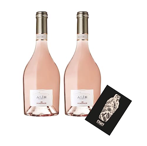 Rose Wein Set - 2x Alie Frescobaldi Rosé 750ml (12,5% Vol)- [Enthält Sulfite] von Mixcompany.de Bar & Glas
