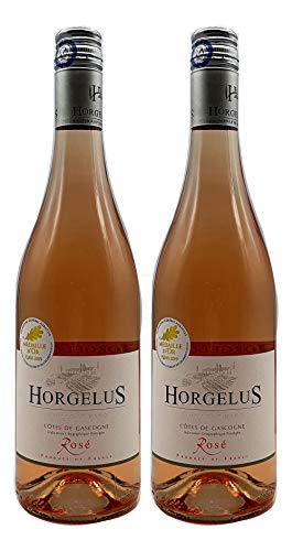 Rose Wein Set - 2x Horgelus Côtes de Gascogne Rosé 750ml (11,5% Vol)- [Enthält Sulfite] von Mixcompany.de Bar & Glas