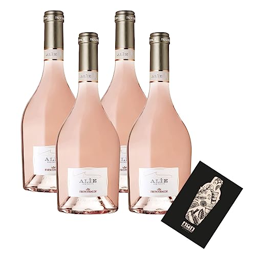 Rose Wein Set - 4x Alie Frescobaldi Rosé 750ml (12,5% Vol)- [Enthält Sulfite] von Mixcompany.de Bar & Glas
