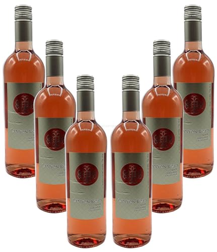 Rose Wein Set - 6x Canyon Road Zinfandel 750ml (8% Vol)- [Enthält Sulfite] von Mixcompany.de Bar & Glas