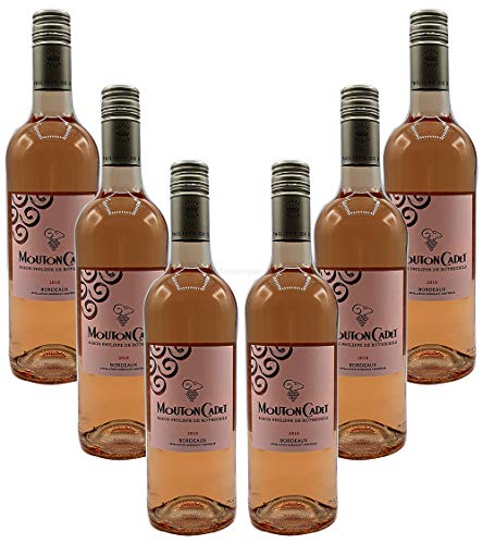 Rose Wein Set - 6x Mouton Cadet Bordeaux/Baron Philippe De Rothschild 750ml (12% Vol)- [Enthält Sulfite] von Mixcompany.de Bar & Glas