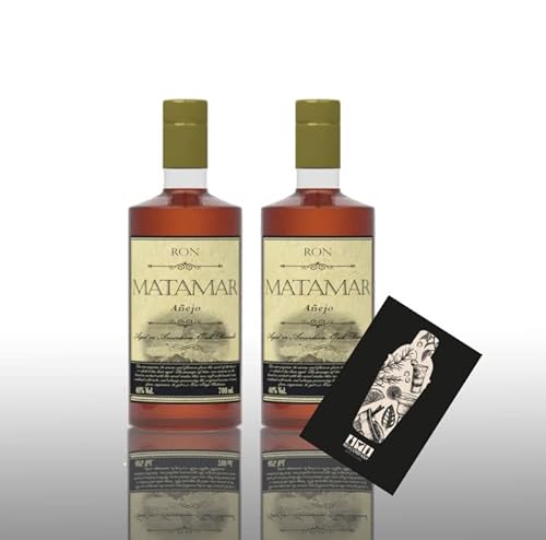 Rum 2er Set Ron Matamar Anejo 2x 0,7L (40% Vol) Product of Spain- [Enthält Sulfite] von Mixcompany.de Bar & Glas