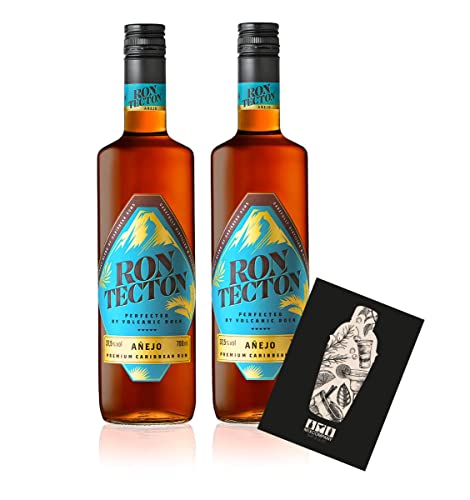 Rum 2er Set Ron Tecton Anejo 2x 0,7L (37,5% vol)- [Enthält Sulfite] von Mixcompany.de Bar & Glas
