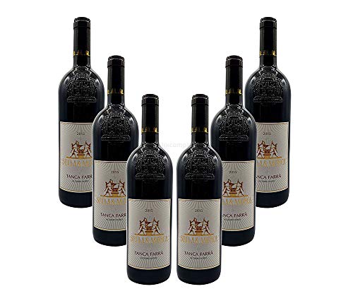 Sella und Mosca Rotwein - 6er Set - 6x 0,75L (13,5% Vol) - Tanca Farra Alghero Rosso/Rotwein - Italien - [Enthält Sulfite] von Mixcompany.de Bar & Glas