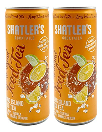Shatlers Cocktail - 2er Set Shatlers Long Island Iced Tea 0,25L (10,1% Vol) inklusive Pfand EINWEG - Shatlers Cocktail - Ready to Go- [Enthält Sulfite] von Mixcompany.de Bar & Glas
