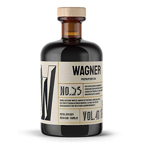 Wagner s Premium Dry Gin No25 - Der Wagner Gin 0,5L (41% Vol)- [Enthält Sulfite] von Mixcompany.de Bar & Glas