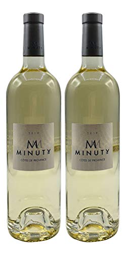 Weißwein Set - 2x M Minuty Côtes de Provence Blanc 750ml (13% Vol)- [Enthält Sulfite] von Mixcompany.de Bar & Glas