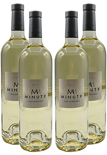 Weißwein Set - 4x M Minuty Côtes de Provence Blanc 750ml (13% Vol)- [Enthält Sulfite] von Mixcompany.de Bar & Glas