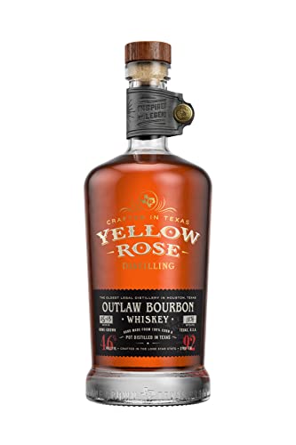 Yellow Rose Outlaw Bourbon Whisky 0,7L (46% Vol) - [Enthält Sulfite] von Mixcompany.de Bar & Glas