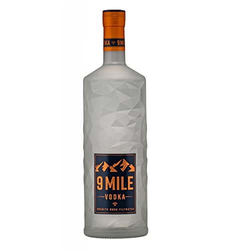 9 Mile Vodka Magnum Wodka 1,75l (37,5% Vol) 1750ml Flasche- [Enthält Sulfite] von Mixcompany