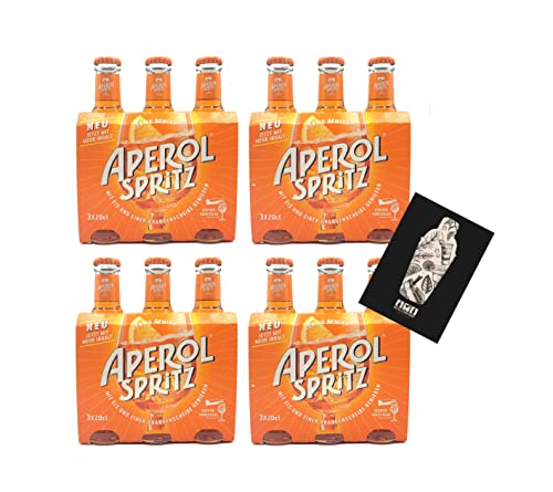 Aperol Spritz 12x 0,2l (10,5% Vol) ready to drink Aperitivo/Aperitif - [Enthält Sulfite] von Mixcompany.de Bar & Glas
