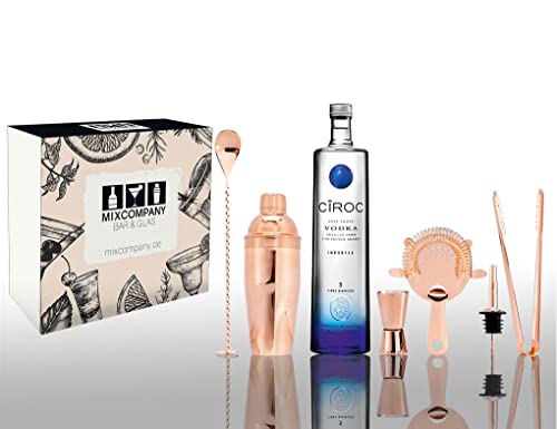 Ciroc Geschenkset Vodka 0,7L (40% Vol) mit 6 teiligem Barset von P Diddy/Sean Combs - [Enthält Sulfite] von Mixcompany