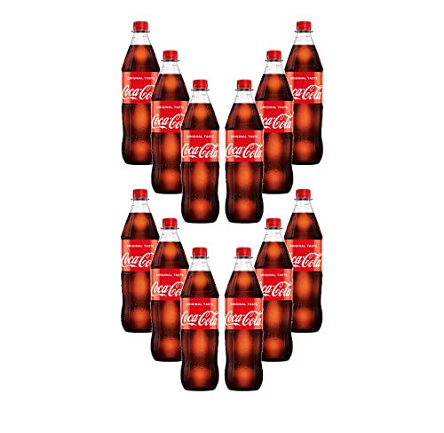 Coca Cola 12er Set Cola 12x 1L inkl. Pfand MEHRWEG von Mixcompany