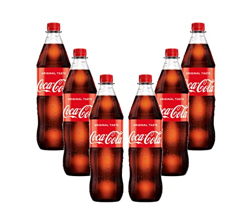 Coca Cola 6er Set Cola 6x 1L inkl. Pfand MEHRWEG von Mixcompany