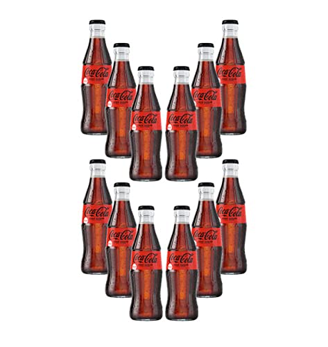 Coca Cola Zero 12er Set Zero Sugar 12x 0,2L inkl. Pfand MEHRWEG Glas Zuckerfrei von Mixcompany
