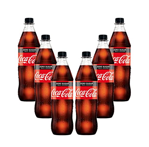 Coca Cola Zero 6er Set Zero Sugar 6x 1L inkl. Pfand MEHRWEG Glas Zuckerfrei Coca Cola Zero 6er Set Zero Sugar 6x 1L inkl. Pfand MEHRWEG Glas Zuckerfrei von Mixcompany