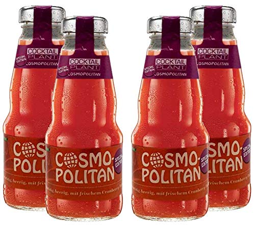 Cocktail Plant 4er Set Cosmopolitan (10,1% Vol) special edition 4x0,2l - inkl. Pfand MEHRWEG - [Enthält Sulfite] von Mixcompany