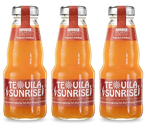 Cocktail Plant Tequila Sunrise (10,1% Vol) 3x 0,2l = 0,6l - inkl. Pfand MEHRWEG - [Enthält Sulfite] von Mixcompany