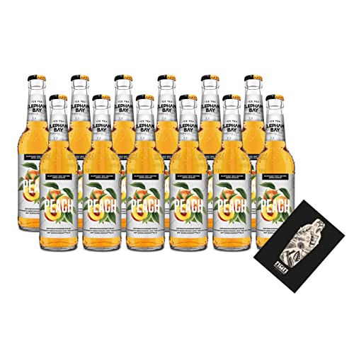 Elephant Bay Peach Zero Ice Tea Set - 12x je 330ml inkl. Pfand - MEHRWEG Elephant Bay Peach Zero Ice Tea Set - 12x je 330ml inkl. Pfand - MEHRWEG von Mixcompany