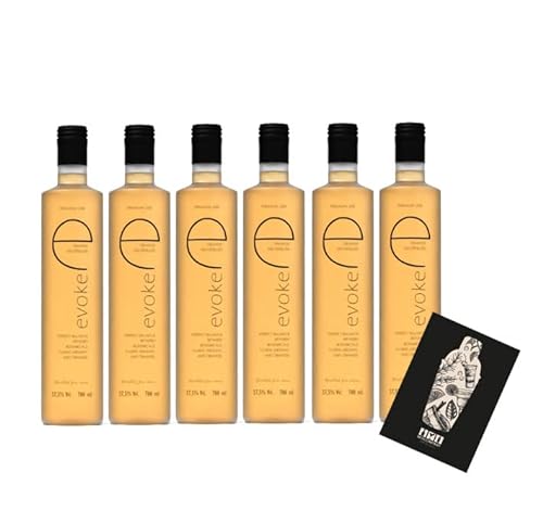 Evoke 6er Set Orange Gin 6x 0,7L (37,5% Vol) Der 5 fach destillierte Gin mit Orangen Flavour- [Enthält Sulfite] von Mixcompany
