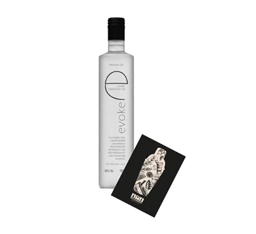 Evoke London Dry Gin 0,7L (40% Vol) Der 5 fach destillierte Gin mit Aromen von Wacholderbeeren und ausgewählten Botanicals - [Enthält Sulfite] von Mixcompany