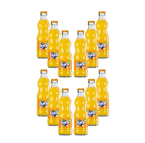 Fanta 12er Set Fanta Orange 12x 0,2L inkl. Pfand MEHRWEG Glas von Mixcompany