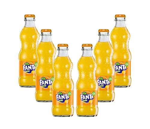 Fanta 6er Set Fanta Orange 6x 0,2L inkl. Pfand MEHRWEG Glas von Mixcompany