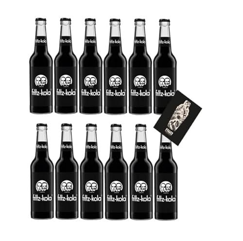 Fritz-Kola 12er Set Fritz Kola 12x 0,33L inkl. Pfand MEHRWEG mit Mixcompany Grußkarte Fritz-Kola 12er Set Fritz Kola 12x 0,33L inkl. Pfand MEHRWEG mit Mixcompany Grußkarte von Mixcompany