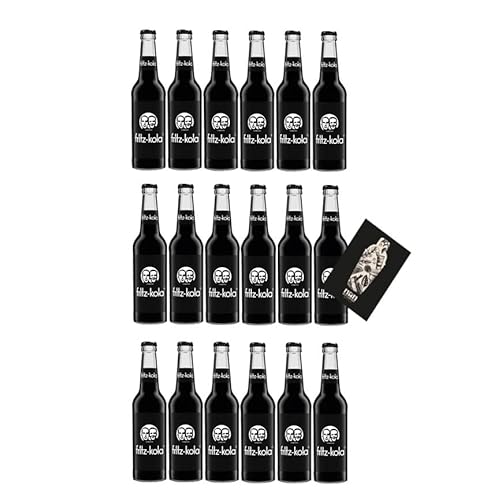 Fritz-Kola 18er Set Fritz Kola 18x 0,33L inkl. Pfand MEHRWEG mit Mixcompany Grußkarte von Mixcompany