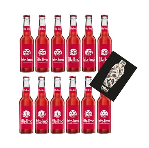 Fritz-Limo Apfel Kirsch Holunder 12er Set Limonade 12x 0,33L inkl. Pfand MEHRWEG mit Mixcompany Grußkarte Fritz-Limo Apfel Kirsch Holunder 12er Set Limonade 12x 0,33L inkl. Pfand MEHRWEG mit Mixcompany Grußkarte von Mixcompany