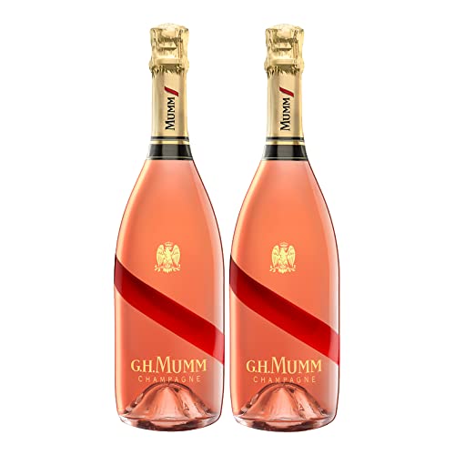 G.H. Mumm Champagner 2er Set Grand Cordon Rose 0,75L (12% Vol) - [Enthält Sulfite] von Mixcompany