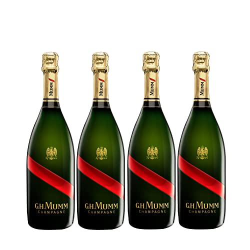 G.H. Mumm Champagner 4er Set Grand Cordon 0,75L (12% Vol)- [Enthält Sulfite] von Mixcompany