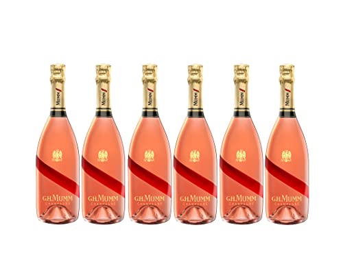G.H. Mumm Champagner 6er Set Grand Cordon Rose 0,75L (12% Vol) - [Enthält Sulfite] von Mixcompany