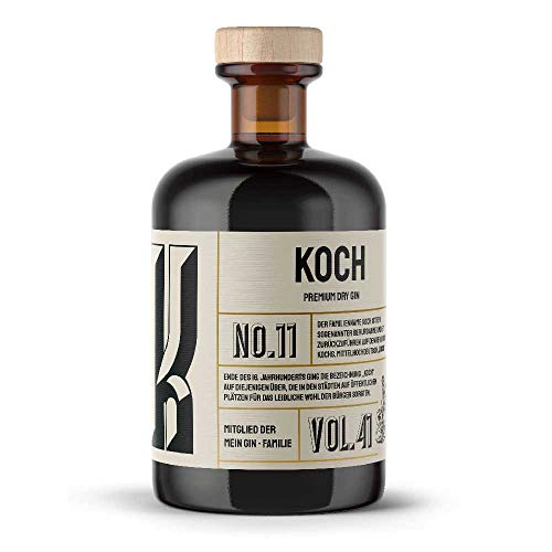 Koch s Premium Dry Gin No11 - Der Koch Gin 0,5L (41% Vol)- [Enthält Sulfite] von Mixcompany