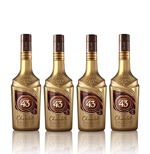 Licor 43 4er Set Chocolate 4x 0,7L (16% vol) Schokoladen Likör- [Enthält Sulfite] von Mixcompany