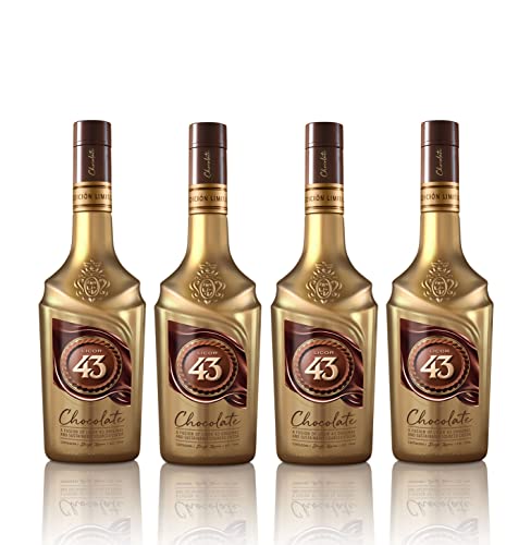 Licor 43 4er Set Chocolate 4x 0,7L (16% vol) Schokoladen Likör- [Enthält Sulfite] von Mixcompany