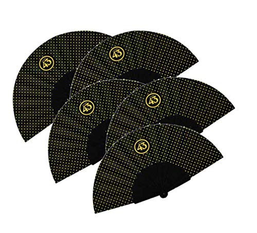 Licor 43 Fächer 5er Set Luftfächer Handfächer in Schwarz mit Punkten Likör Liquor 43er Licor 43 Fächer 5er Set Luftfächer Handfächer in Schwarz mit Punkten Likör Liquor 43er von Mixcompany