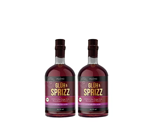 Maemo Organics Glüh & Sprizz 2x 0,7L (14,5% Vol) Bio Produkt Winterzauber auf der Zunge- [Enthält Sulfite] von Mixcompany