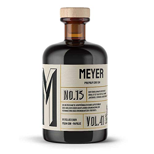 Meyer s Premium Dry Gin No13 - Der Meyer Gin 0,5L (41% Vol)- [Enthält Sulfite] von Mixcompany