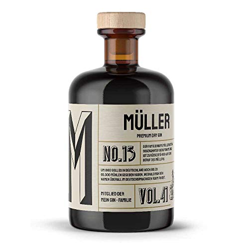 Müller s Premium Dry Gin No13 - Der Müller Gin 0,5L (41% Vol)- [Enthält Sulfite] von Mixcompany
