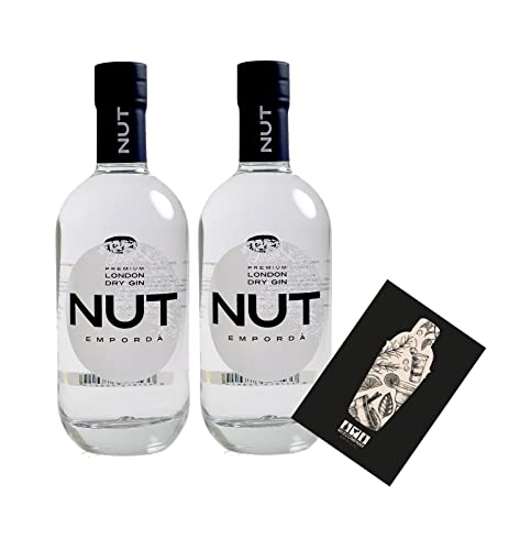 NUT 2er Set Emporda London Dry Gin 2x 0,7L (45% Vol) 13 Botanicals NUT Distillery- [Enthält Sulfite] von Mixcompany