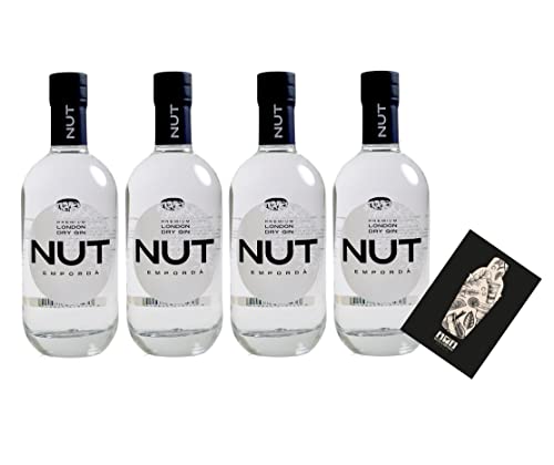 NUT 4er Set Emporda London Dry Gin 4x 0,7L (45% Vol) 13 Botanicals NUT Distillery- [Enthält Sulfite] von Mixcompany