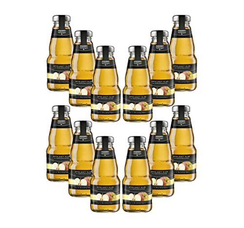 Niehoffs Vaihinger Apfelsaft 12er Set Apfelsaft Klar 12x 0,2L inkl. Pfand MEHRWEG von Mixcompany