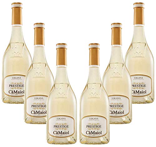 Prestige Lugana 6er Set Ca Maiol 6x 0,75L (13% Vol) Weißwein aus Italien- [Enthält Sulfite] von Mixcompany