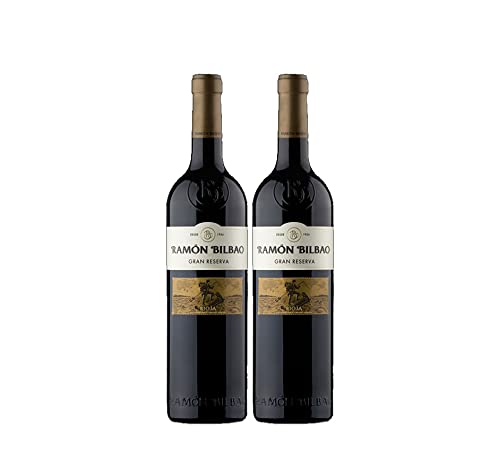 Ramon Bilbao Gran Reserva 2er Set Rioja 0,75L (14% Vol) Spanien trocken fein aromatisch Jahrgang variierend- [Enthält Sulfite] von Mixcompany