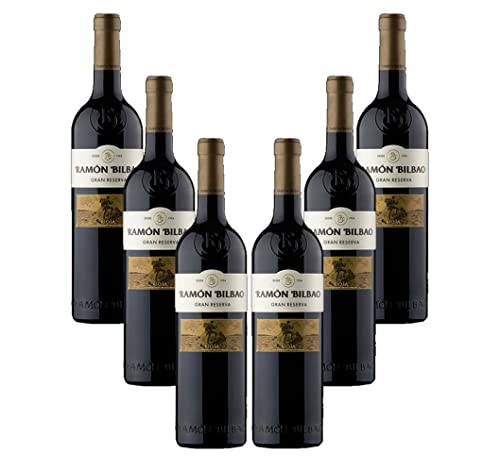Ramon Bilbao Gran Reserva 6er Set Rioja 0,75L (14% Vol) Spanien trocken fein aromatisch Jahrgang variierend- [Enthält Sulfite] von Mixcompany
