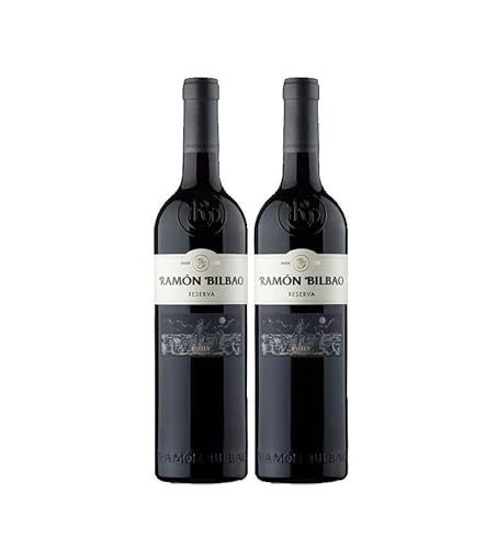 Ramon Bilbao Reserva 2er Set Rotwein 0,75L (14% Vol) Spanien Noten von Holz und Früchten Jahrgang variierend- [Enthält Sulfite] von Mixcompany