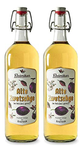 Raunikar - 2er Set Alte Zwetschge Schnaps 2x 1L (38% Vol)- [Enthält Sulfite] von Silk Road